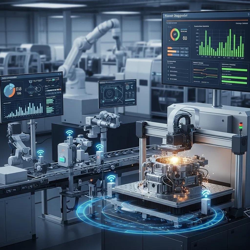 Emerging technologies in industrial machinery, including IoT and 3D printing