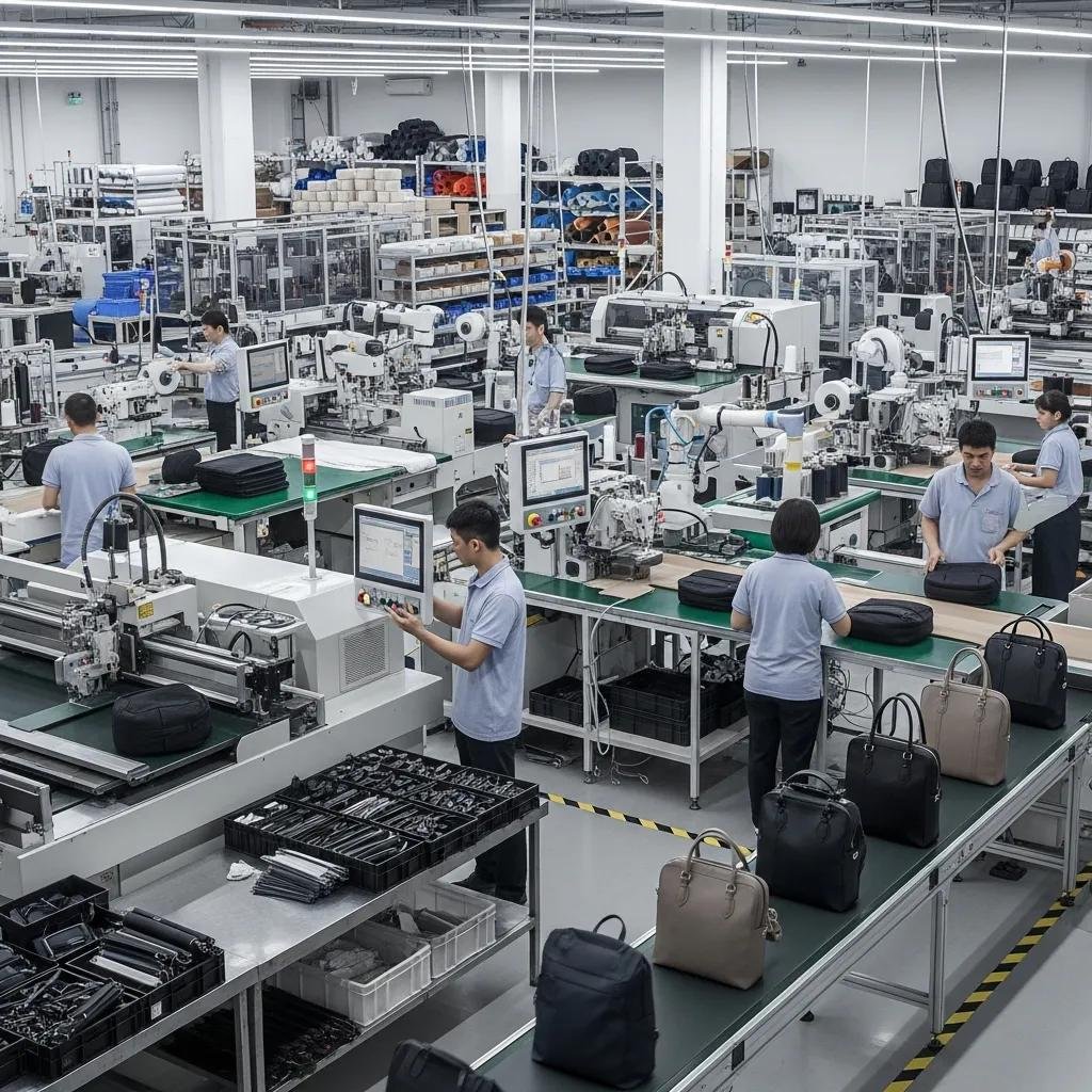 modern bag manufacturing machinery in action highlighting efficiency and productivity 3a9dcc1b 2c7b 481f b1c5 f5819ce6fd2e